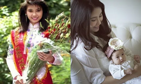 Tuổi thơ nhà nuôi lợn, Hoa hậu trẻ nhất Việt Nam giờ làm mẹ 4 con trong biệt thự 400 tỷ, nuôi con như quý tộc