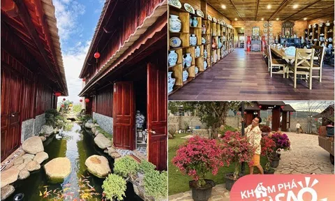 Kho tàng quý bên trong biệt phủ 10.000m² của một nghệ sĩ Việt được nhiều người tới check-in gần đây
