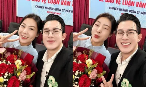 Cặp "mẹ con màn ảnh" VTV cùng "lên chức" Thạc sĩ: Người có bố mẹ đều là giảng viên, người từng là VĐV đỗ 2 trường