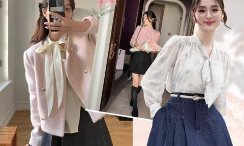 Mùa xuân năm nay, kiểu áo sơ mi này bất ngờ hot trở lại: Thanh lịch, đẹp tinh tế, rất hợp với chị em công sở