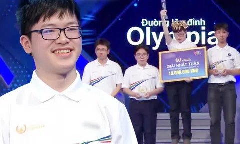 Dẫn đầu suốt 4 phần thi với số điểm ấn tượng, nam sinh Hà Nội chốt danh sách thi tháng Olympia 2026 