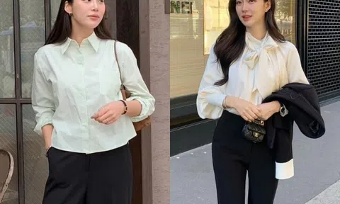 Quần đen phối cùng 4 kiểu áo đích thị là "sách mẫu" mặc đẹp, chị em học theo mà không cần nghĩ nhiều
