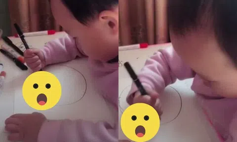 Bức vẽ nguệch ngoạc của bé gái 3 tuổi gây sốt cõi mạng, phụ huynh dụi mắt mấy lần khi thấy nội dung khó tin
