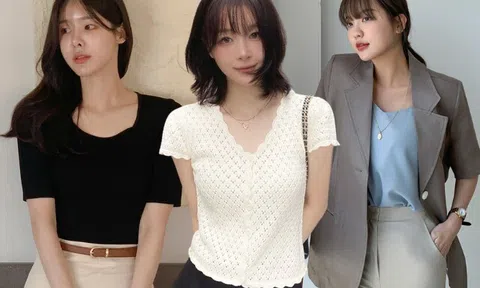 5 kiểu áo cộc tay đang được hội mặc đẹp ưu ái, chị em sắm là mặc xinh suốt mùa Hè