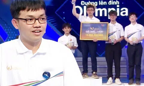 Vượt ba bạn trường chuyên, nam sinh Quảng Trị giành vòng nguyệt quế, ghi tên mình vào trận quý 2 Olympia