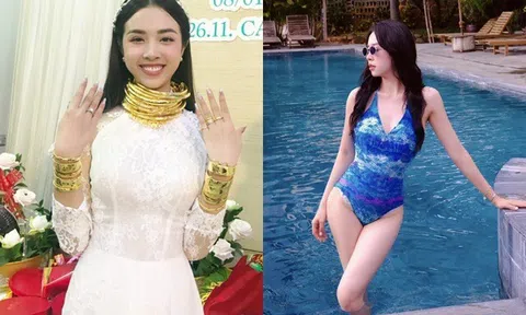 Cô gái miền Tây được nam Tiến sĩ chèo xuồng đem 13 cây vàng đeo kín cổ người đẹp, giờ làm mẹ đẹp sang