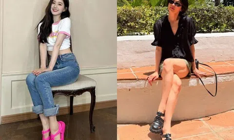 Kiểu sandal "chân ái" của mùa Hè 2026, phối gì cũng đẹp khiến Song Hye Kyo cũng phải mê, diện suốt ngày thường