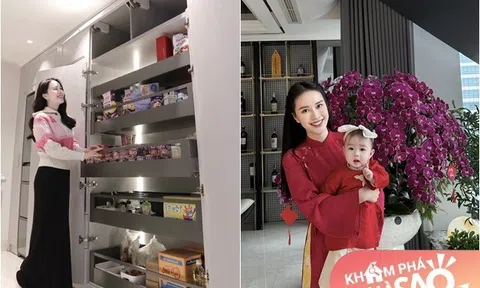 Nữ MC VTV xinh như hoa sống cùng chồng Tiến sĩ trong cơ ngơi 9 tầng, nhìn căn bếp gọn từng centimet mà mê