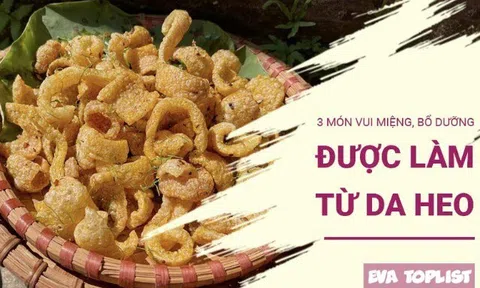 3 món từ da heo vừa giòn ngon lại nhiều collagen tự nhiên cho da đẹp