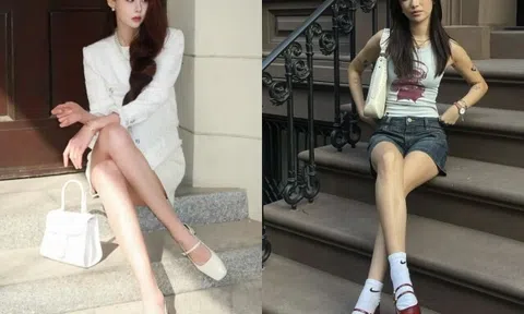 Quên cao gót mũi nhọn đi, kitten heels mũi vuông đang được mê mẩn: "Ăn gian" chiều cao khéo, di chuyển cả ngày vẫn nhẹ tênh