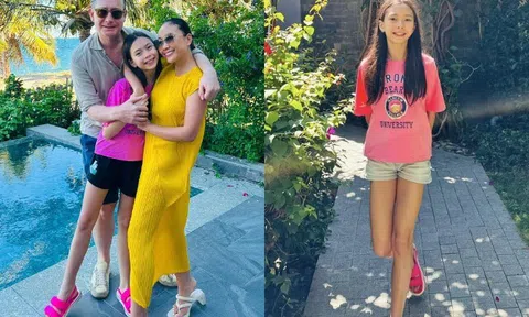 Đoan Trang hài hước khoe con gái 12 tuổi có cặp giò "người mẫu đang lên", bí quyết nhờ làm việc này mỗi ngày