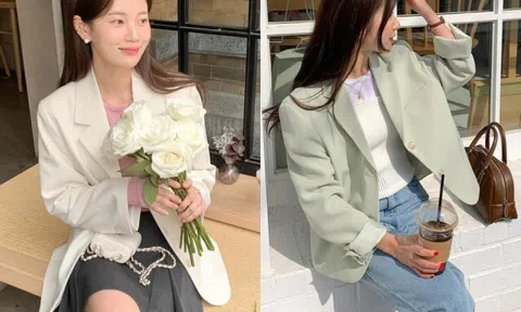 Đừng mặc mỗi blazer đen "chán ngắt", đây mới là lựa chọn nâng tầm nhan sắc, diện lên đẹp hẳn ra