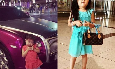 Bé gái 5 tuổi xách túi LV, đi xe Rolls-Royce, sống sang chảnh ở Dubai, giờ 17 tuổi xinh đẹp chuẩn hot girl