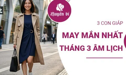 Tháng 3 âm lịch rực sáng: 3 con giáp được quý nhân phù trợ, tiền vào như nước