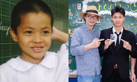 Bé trai răng thưa “Bố ơi mình đi đâu thế” từng chiếm sóng VTV, giờ dậy thì đẹp như tài tử nhận không ra