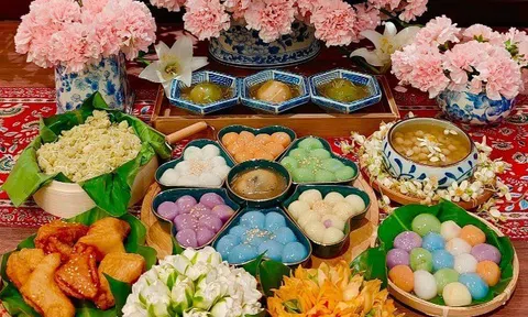 Tết Hàn thực 2026: Chị em chia sẻ các mâm cỗ bánh trôi, bánh chay đủ màu sắc đẹp mắt