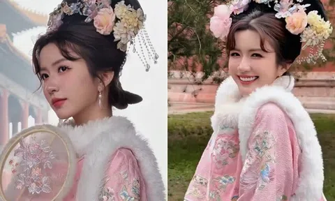 Ngọc Huyền xinh như Cách Cách dưới ống kính của cháu trai NSƯT Chí Trung, sau 2 năm lấy chồng chưa vội có con