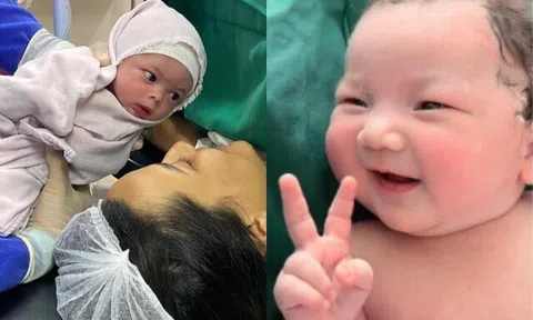 "Dở khóc dở cười" với 1001 khoảnh khắc "chào sân" của bé sơ sinh khi vừa được lấy ra khỏi bụng mẹ