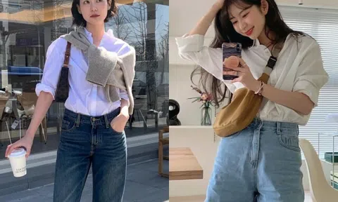 Mùa Hè chỉ cần 2 kiểu quần jeans này: Chị em mặc tôn chân dài miên man, đẹp chấp mọi hoàn cảnh