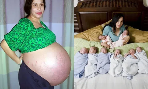 Đã sinh 6 con, người mẹ lại tiếp tục mang thai 8 bé cùng lúc, ngoại hình những đứa trẻ khi 17 tuổi mới bất ngờ
