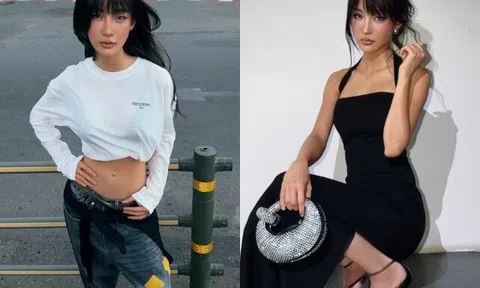 Mỹ nhân Việt vừa gia nhập hội da nâu sở hữu nhan sắc như búp bê, chăm diện đồ khoe "điểm vàng" đẹp mê ly