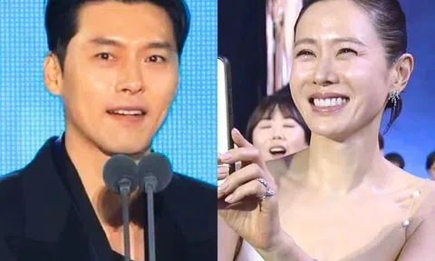 Baeksang 2026: Son Ye Jin phấn khích chụp hình chồng, “Thị đế” Hyun Bin nhắc tới con trai khi phát biểu nhận giải