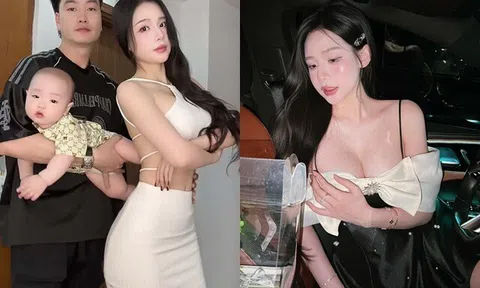 Vợ Trọng Lân khoe con trai bụ bẫm, giống bố y đúc, lo lắng vì bé 7 tháng vẫn thưa tóc