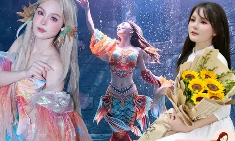 Cô giáo hotgirl Hà Nội vượt cửa tử sinh con, giờ làm nàng tiên cá ngoài đời thực kiếm 3 tỷ nuôi con