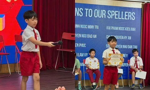 Ốc Thanh Vân tự hào khi con trai út giành giải Nhất cuộc thi tiếng Anh ở trường quốc tế học phí gần 700 triệu/năm