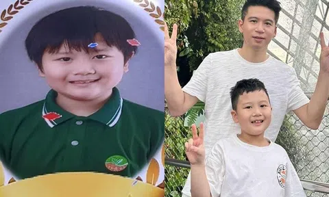 Anh tài Vbiz cho con trai học song song 2 trường: Nhóc tì 9 tuổi có tên trong bảng vinh danh, đoạt giải Vàng quốc gia
