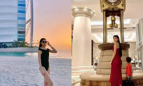 Cuộc sống nuôi con ở Dubai khác xa tưởng tượng của người đẹp TP.HCM có nhà 130 tỷ, mỗi lần về nước là xách theo bỉm, sữa mang về