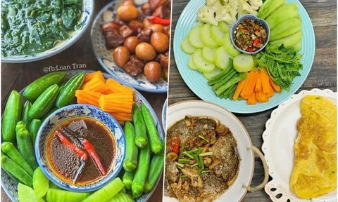 14 mâm cơm thanh mát, dễ ăn đánh bại nắng nóng, nhìn là thoải mái cả người