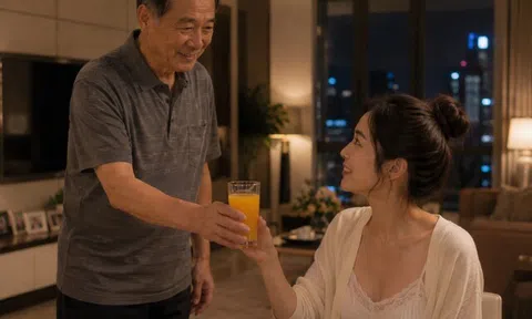 2 năm kết hôn vẫn chưa có con, trong bữa cơm tối được bố chồng pha cho ly nước cam, nhìn đáy cốc tôi cay mắt