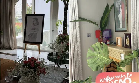 Hoa hậu đình đám Việt Nam "đưa màu xanh vào nhà", mỗi góc nhỏ trong biệt thự rộng 1.0002 đều rất an yên