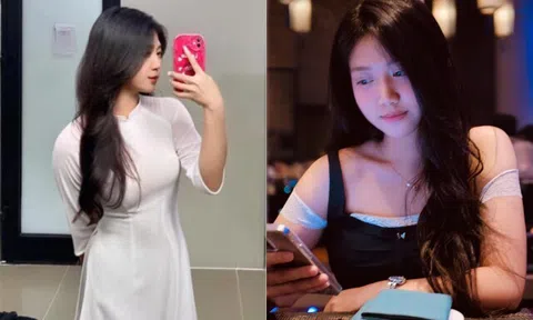 Nữ sinh Hà Nội xuất hiện trên Đài THVN xinh như Hoa hậu, bố ruột hoá ra là "Soái ca" cả nước biết mặt