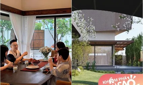 Bên trong biệt thự mới xây rộng 500m2 của vợ chồng Hoàng Bách, view ăn uống nhìn đã thấy cực chill