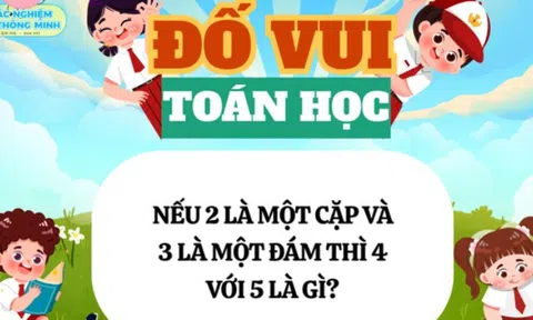 Giải 10 câu đố Toán học "hack não" này trong 1 phút, bạn lọt top người thông minh nhất