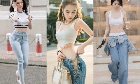 Bí kíp chọn quần jeans 10 năm không lỗi mốt của Ngọc Trinh