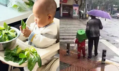 Cảnh các "búp măng non" tận tình phục vụ bố mẹ, dân tình cười đau ruột "thấy cũng tội mà thôi cũng kệ"