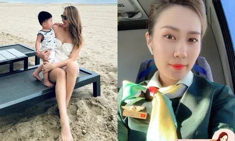 Nữ tiếp viên hàng không gốc Lâm Đồng rời cabin máy bay sinh con, cậu bé 2 tuổi nói được 3 thứ tiếng