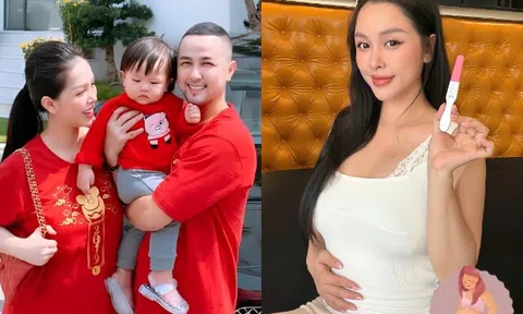 Hot girl Trang Pilla kể chuyện có bầu lần 3 “ngoài kế hoạch” với anh trai Bảo Thy, 2 con lớn háo hức đếm ngày gặp em