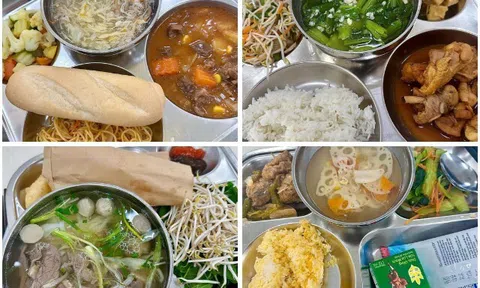 Cơm trưa ở "ngôi trường học phí 9 con số" gây xôn xao cõi mạng, nhiều phụ huynh bàn tán lượng thức ăn