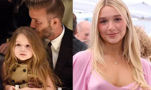 Harper Beckham lớp 8 khiến ai cũng tấm tắc càng lớn càng xinh, vóc dáng phổng phao