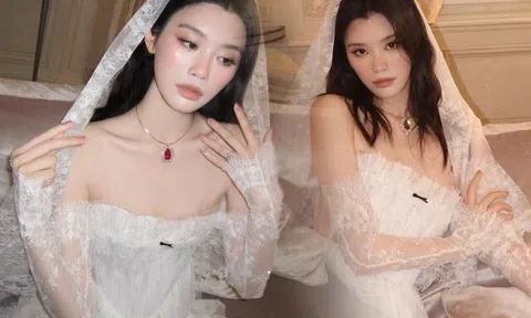 Mỹ nhân siêu đám cưới 1000 tỷ với chồng thiếu gia đeo dây chuyền ngọc 10 carat, nguồn gốc món đồ khiến nhiều người không ngờ