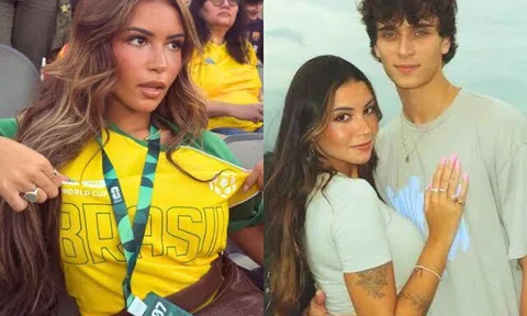 Cổ động viên đẹp nhất Brazil: Hút 7,3 triệu lượt xem khi dự World Cup 2026, là bạn gái của triệu phú sinh năm 2002
