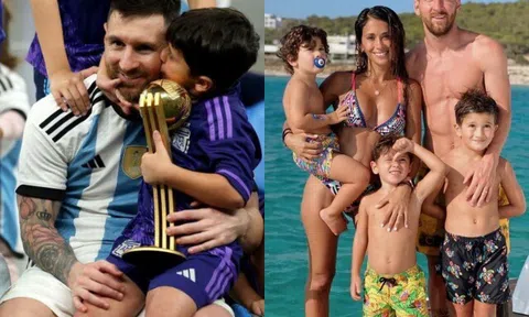 Messi mỗi năm chi 3,5 tỷ đồng học phí cho con, dạy con 2 điều khác hẳn Ronaldo