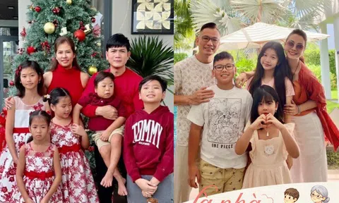 3 gia đình showbiz Việt càng đông con càng "nhiều lộc", bé nào cũng xinh xắn, dễ thương, bố mẹ giàu sang phú quý