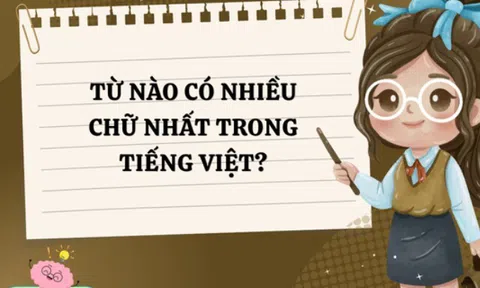 Từ nào có nhiều chữ nhất trong tiếng Việt? 90% người trả lời sai