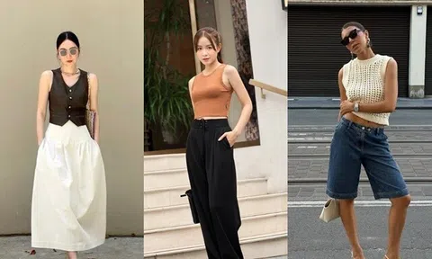 Áo tank top không chỉ mặc với quần jeans, Hè 2026 đang chuộng 3 cách mix & match này