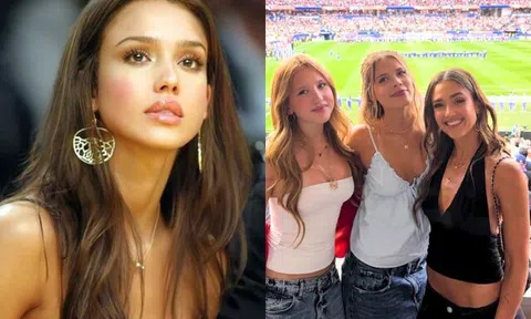 "Thiên thần" World Cup 2026 "gây lú" trong ảnh chụp cùng 2 con gái, thời trẻ từng là nữ thần trên màn ảnh Việt